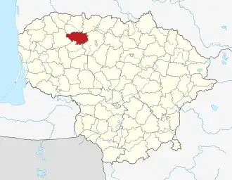 Куршенский район на карте