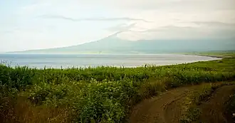 Вид на Одесский залив с южного побережья в августе 2013 года