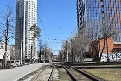 Вид на северо-восток от улицы Машиностроителей