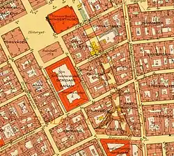 Квартал Ховен и план реконструкции Свеавеген, 1938