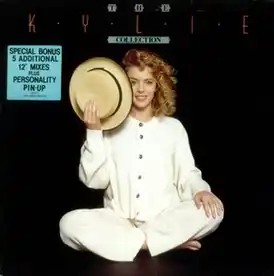 Обложка альбома Кайли Миноуг «The Kylie Collection» (1988)