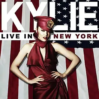 Обложка альбома Кайли Миноуг «Kylie Live in New York» (2009)