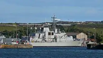 LÉ Niamh (P52) в заливе Корк