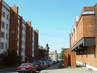 Вид от улицы Саркандаугавас