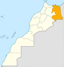 Восточная область на карте