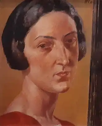 на портрете кисти Петрова-Водкина (1924)