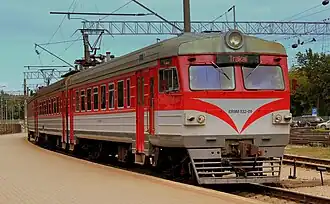 Электропоезд ЭР9М до Тракая, 2013