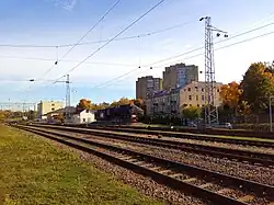 Пути и паровоз-памятник, 2021