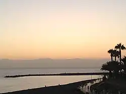 Вечерний вид на остров с юго-западного побережья Тенерифе