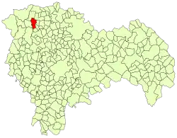 Расположение муниципалитета на карте провинции