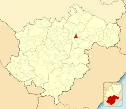 Расположение муниципалитета на карте провинции