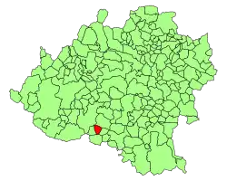 Расположение муниципалитета на карте провинции
