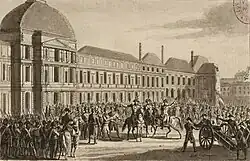 Падение жирондистов. Между 1788 и 1798. Офорт