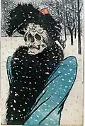 Смерть. 1897. Офорт, раскраска