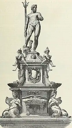 Фонтан в 1890 году