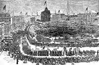 День Труда в Нью-Йорке, 1882 год