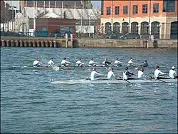 Соревнования по гребле на реке Лаган