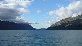 Вид на озеро в феврале 2008 года