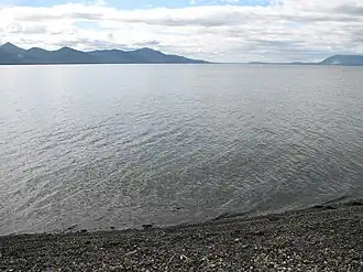 Вид на озеро в феврале 2007 года