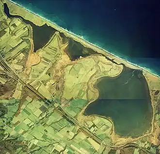 Аэрофотосъёмка озера в 1978 году