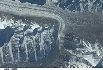 Снимок озера из космоса