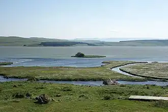 Панорамный вид на озеро летом 2016 года