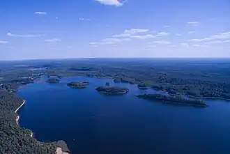 Озеро летом 2015 года