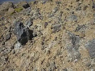 Гиалокластитовые туфы исландского вулкана Лаки