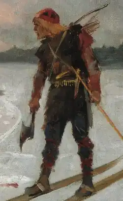 Лалли.Фрагмент картины Альберта Эдельфельта Piispa Henrikin Kuolema («Смерть епископа Хенрика»), 1877