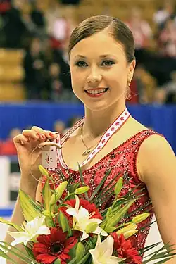 Лаура Лепистё на турнире Skate Canada в 2009 году