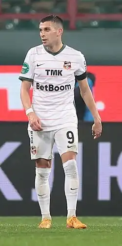 Ранджелович в составе «Урала» в 2022 г.