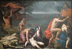 Потоп. Холст, масло. Лувр, Париж