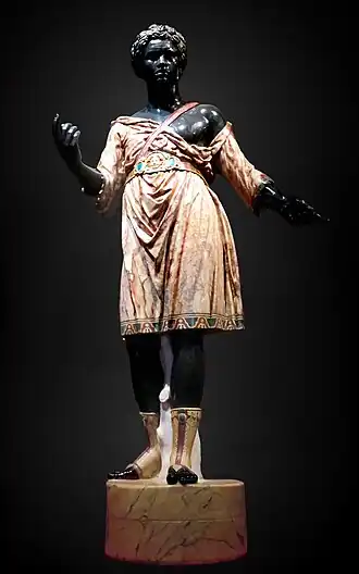 Мавр Боргезе. 1611—1612. Алебастр, лазурит, известняк, кальцит. Лувр, Париж