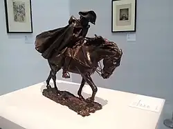 Путешественник. Скульптура Мейссонье по мотивам собственной картины.