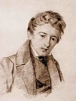 Н. А. Рамазанов. Портрет М. И. Лебедева. 1830-е годы Третьяковская галерея, Москва