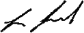 Изображение автографа
