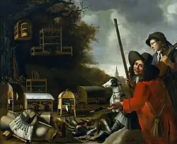 Охотники и их трофеи. Ок. 1670. Холст, масло. 162.5 × 200 см. Национальный музей, Варшава