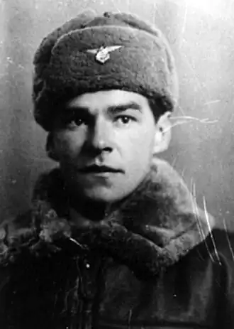 Марсель Лефевр во время службы в полку «Нормандия — Неман»