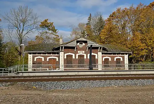 Здание железнодорожного вокзала Лехтсе(памятник культуры)