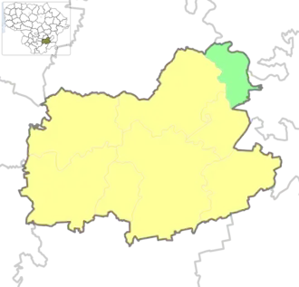 Лентварское староство на карте