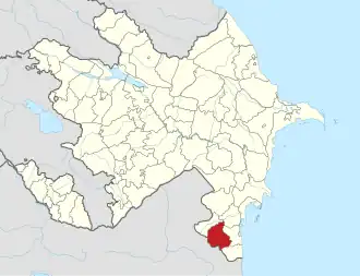 Лерикский район на карте