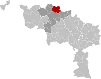 Расположение муниципалитета на карте провинции