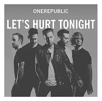 Обложка сингла OneRepublic «Let's Hurt Tonight» (2017)
