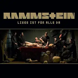 Обложка альбома Rammstein «Liebe ist für alle da» (2009)