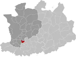 Расположение муниципалитета на карте провинции