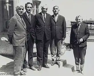 академик Кулиев в центре