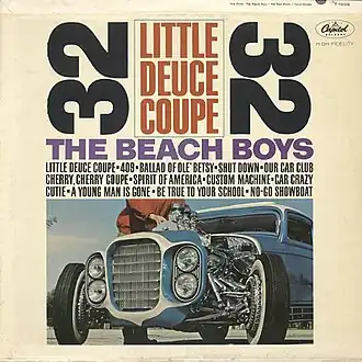 Обложка альбома The Beach Boys «Little Deuce Coupe» (1963)