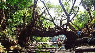 Мост у деревни Мавлиннонг