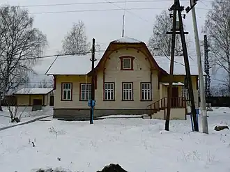 Вокзал посёлка Лобва