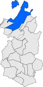 Расположение муниципалитета на карте провинции